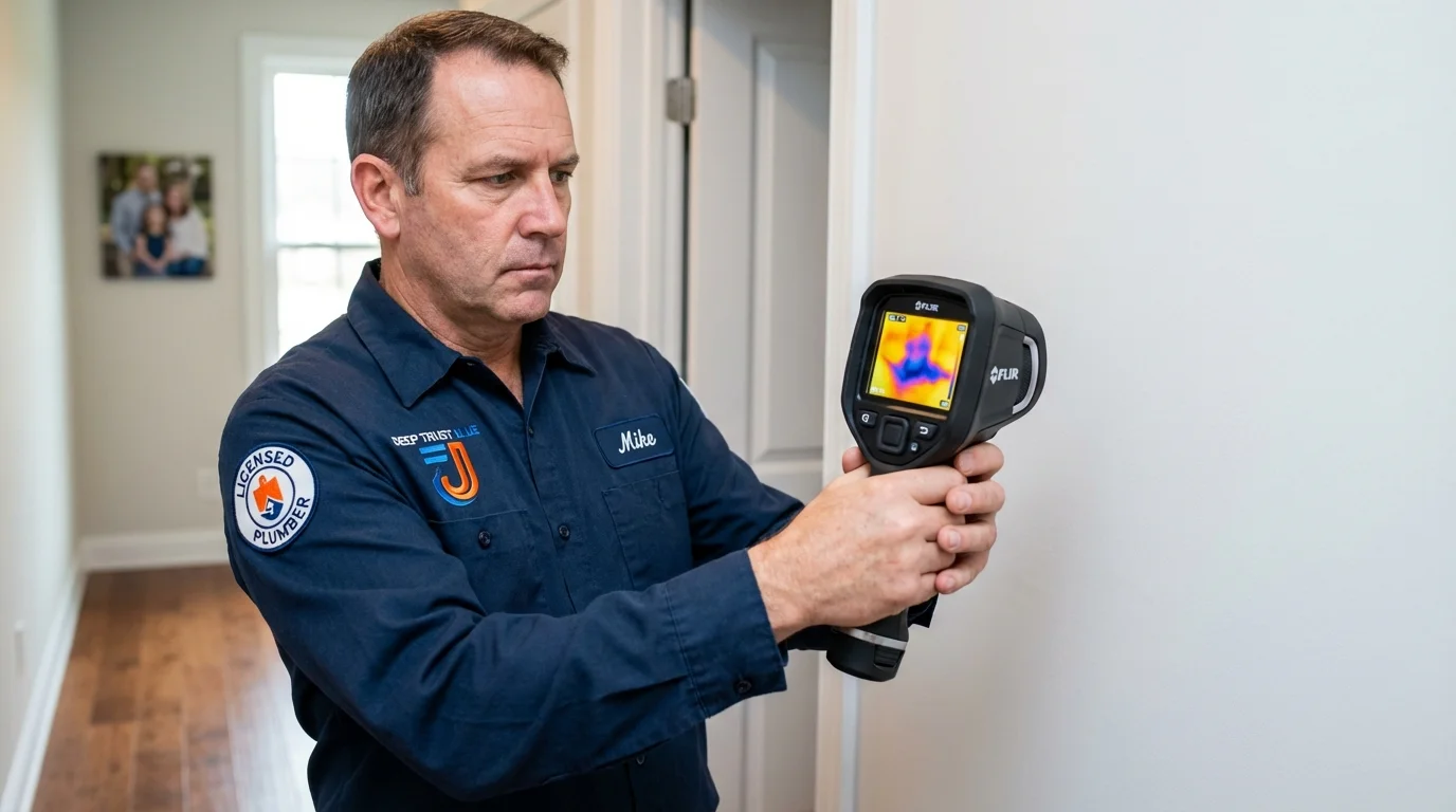 Thermal imaging leak detection by Johns Plumbing LLC in Suitland